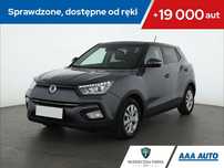 SsangYong/KGM Tivoli 1.6 e-XGi, Salon Polska, Serwis ASO, Skóra, Klima, Parktronic