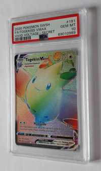 PSA 10 Pokemon Togekiss VMAX 2020 Vivid Voltage 191/185 Secret Rare