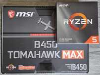 Płyta główna MSI B450 TOMAHAWK MAX + Procesor AMD Ryzen 5 3600