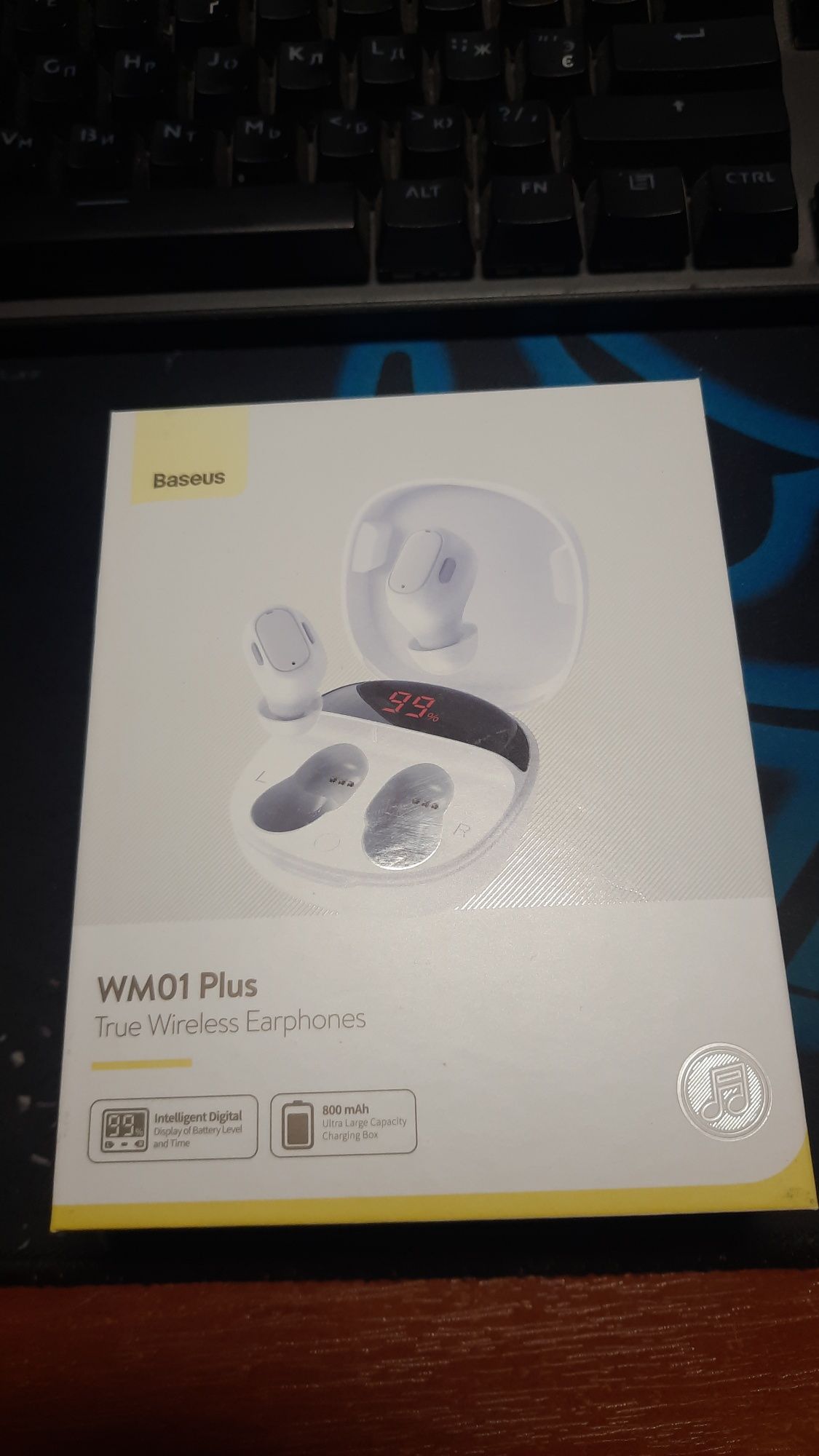 Наушники Baseus WM01Plus