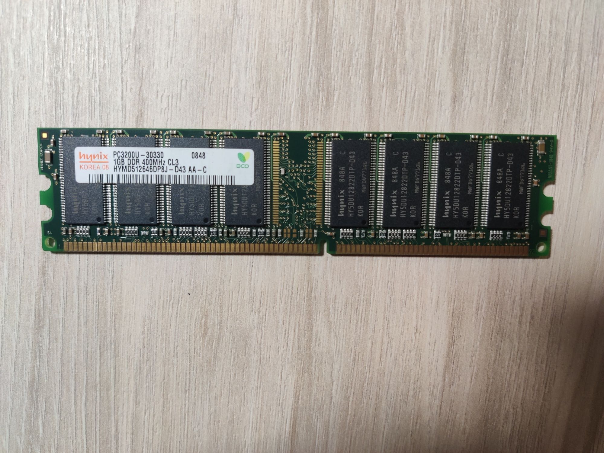ОЗП(ОЗУ) SK hynix 1 GB DDR 400 MHz (HYMD512646CP8J-D43) Оригінал Б/У