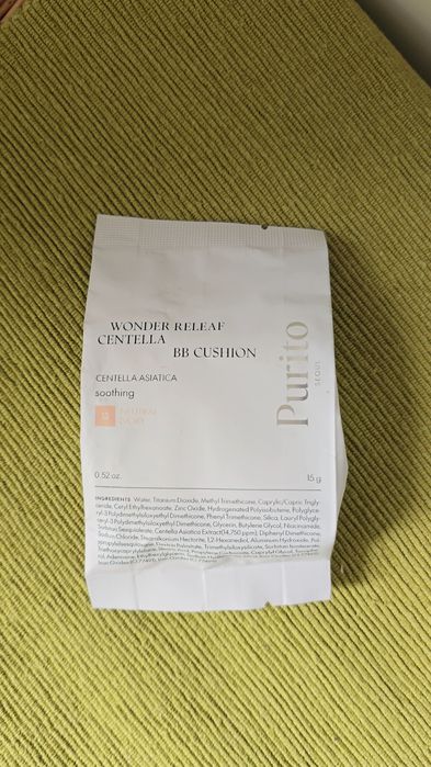 Рефіл 13 Neutral ivory, кушон Purito wonder relief centella bb cushion