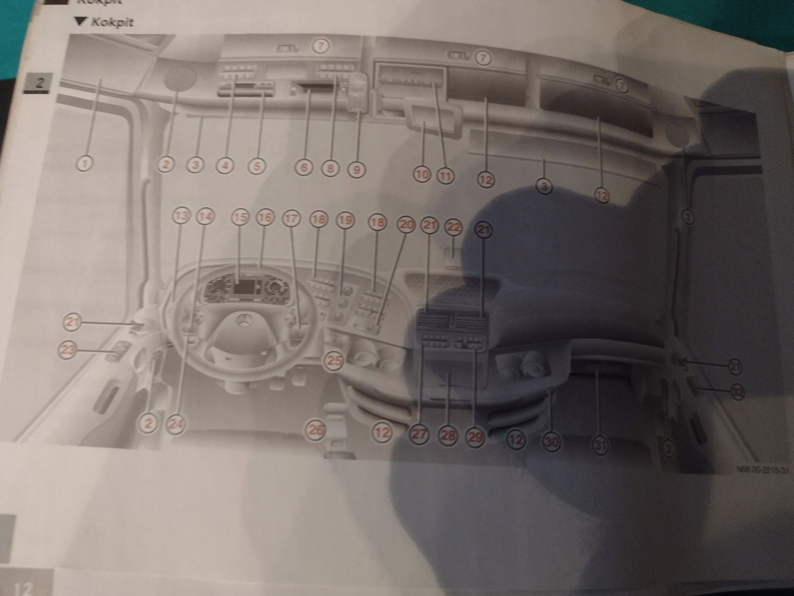 Mercedes Actros Mp2 2003 Komplet Instrukcja Polska