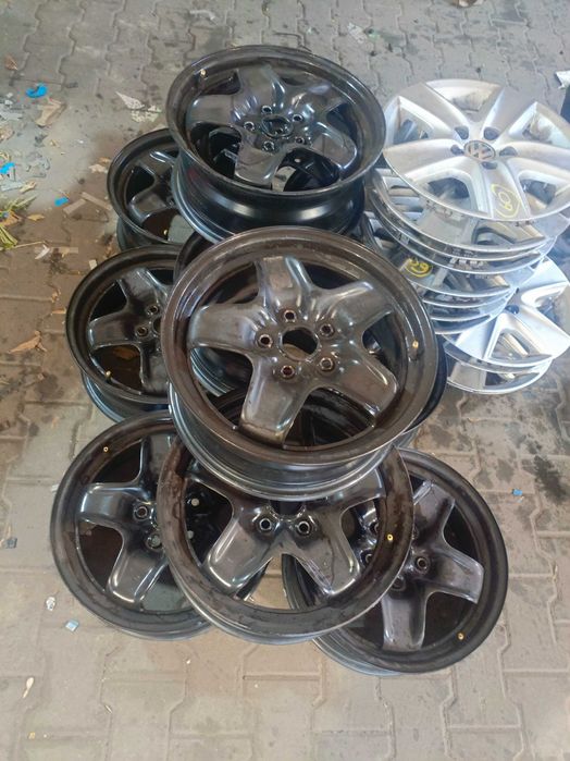 felgi stalowe +kołpaki Vw Skoda Seat 5x112 et50 6,5jx16