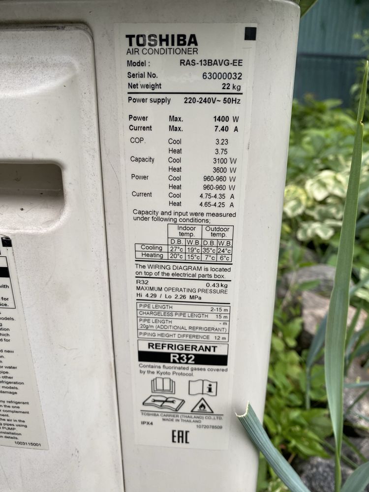 Кондиционер бу inverter 12