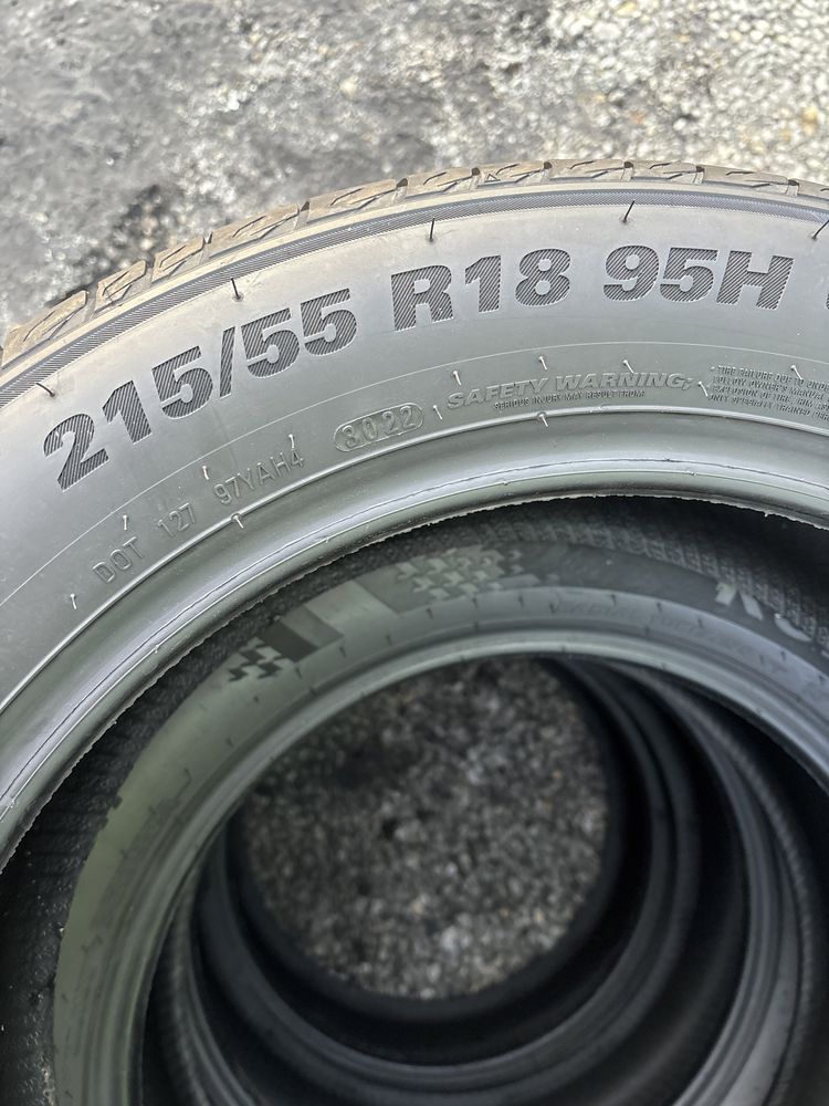 215/55R18 Kumho 22 rok Demo 4szt lato