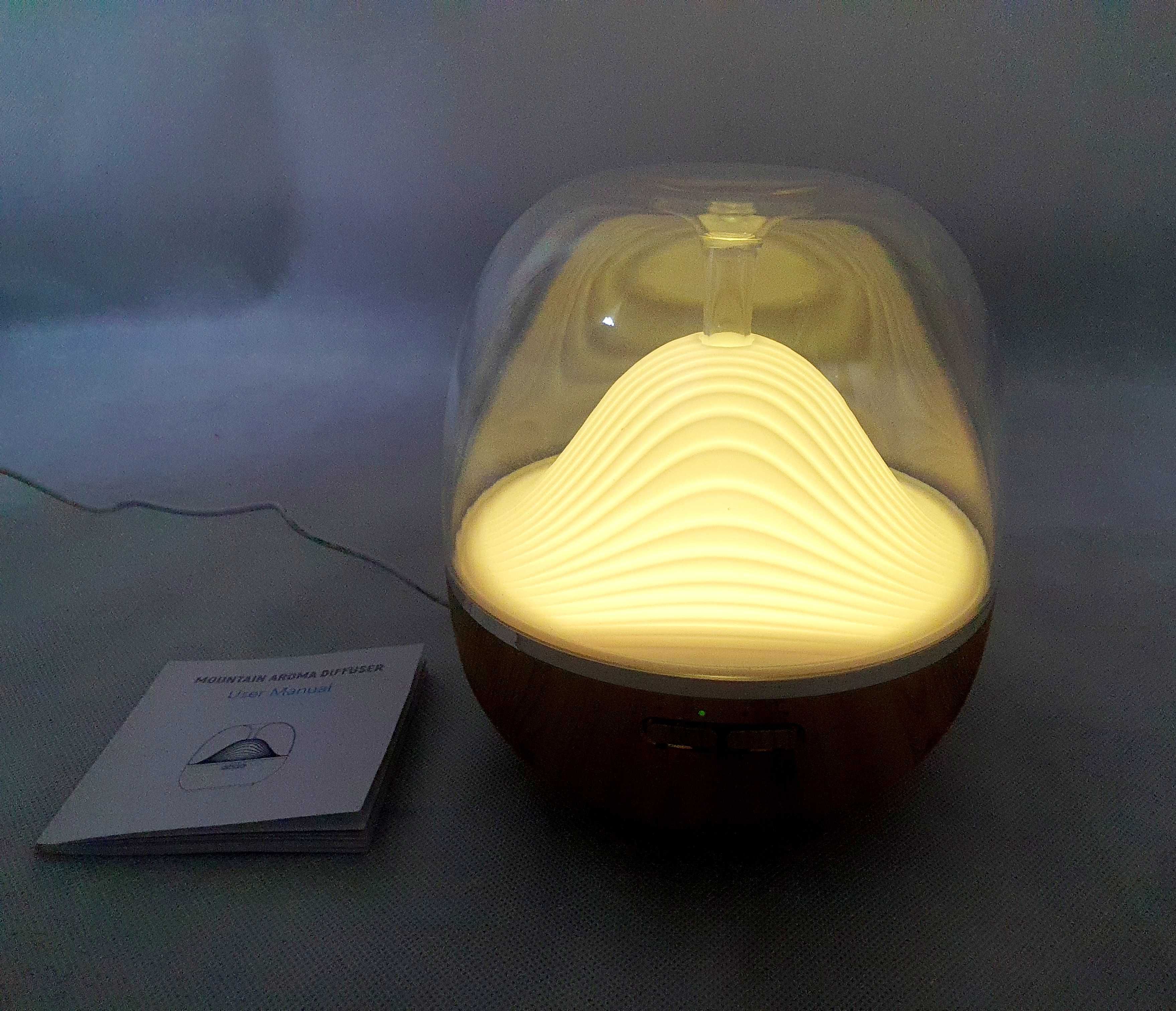 ANKRS nawilżacz dyfuzor Mountain Aroma Led lampka nawilżacz parowy