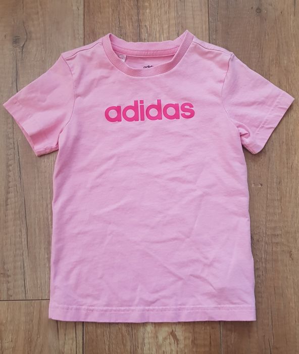 Adidas t shirt koszulka 98cm bluzka 2-3 lata róż jak nowa