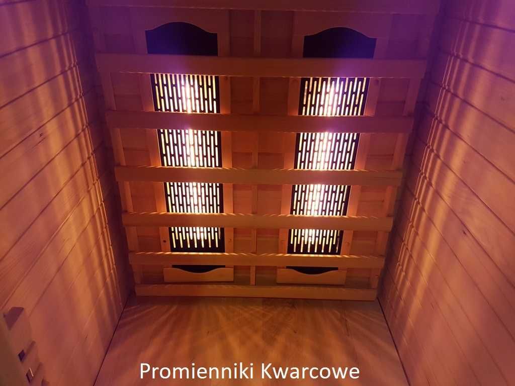 Sauna Infrared Malaga Maxi promienniki kwarcowe 3 osobowa