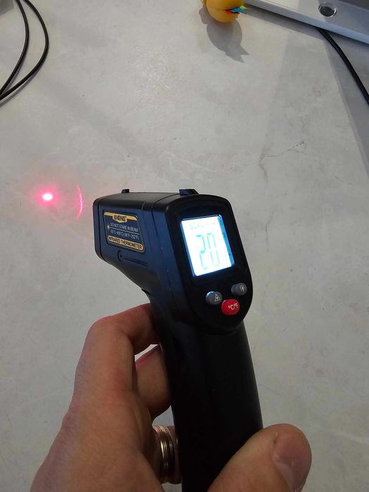 Pirometr Termometr LASEROWY bezdotykowy MIERNIK TEMPERATURY -50 +400