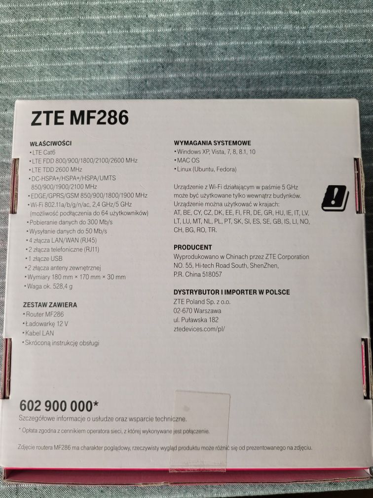 Router ZTE MF286