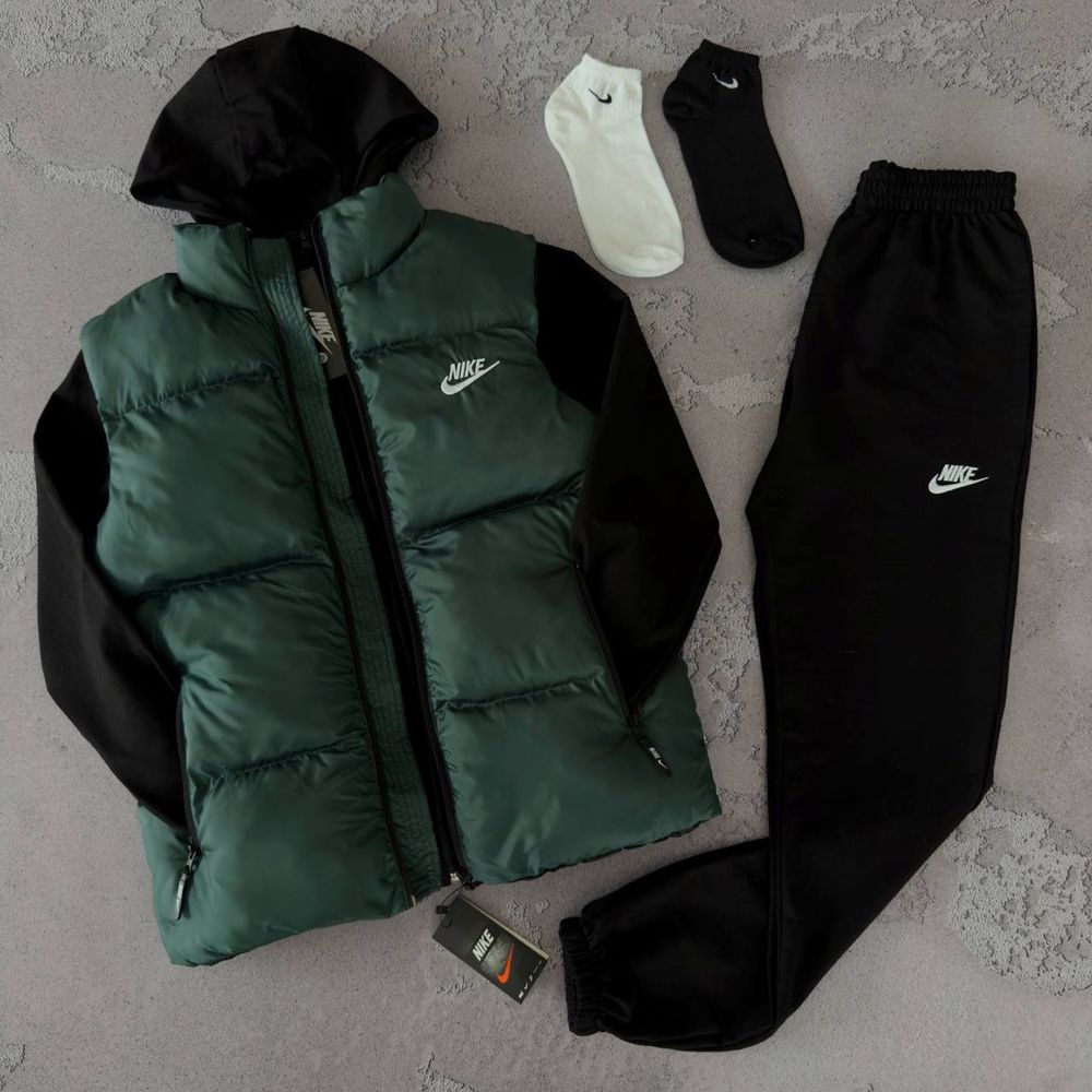 Чоловічий спортивний костюм Nike комплект [3в1] найк [XS,S,M,L,XL,XXL]