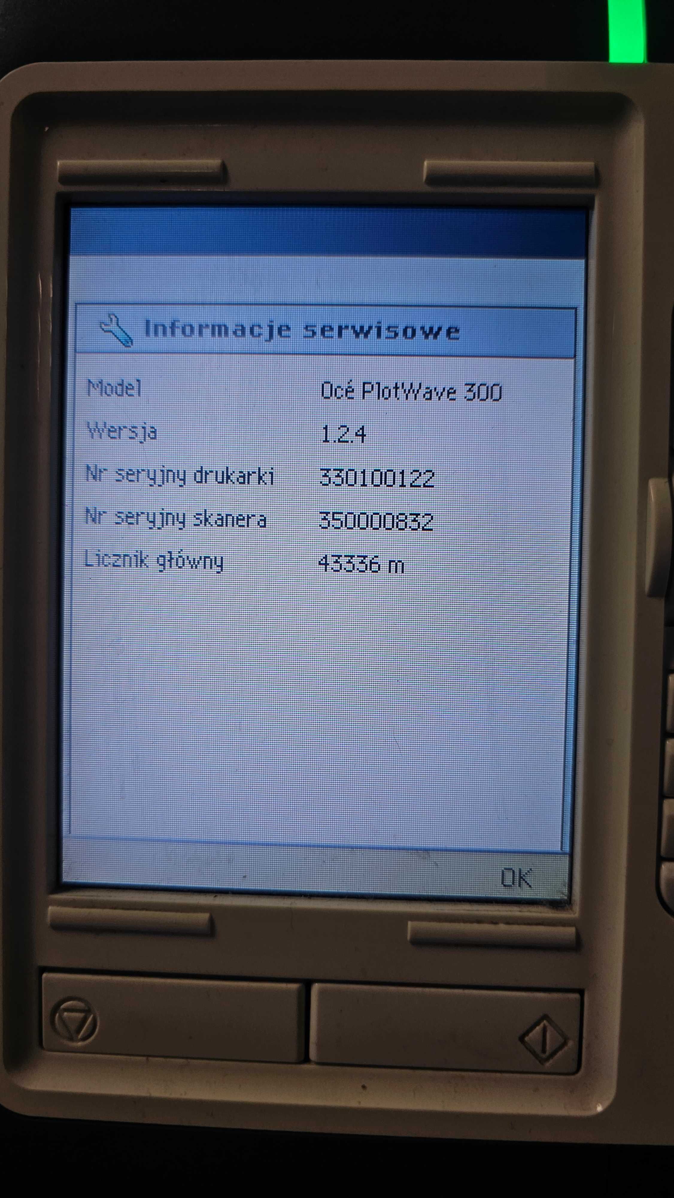 OCE PLOTWAVE 300 - poleasingowy ploter czarno-biały + kolorowy skaner
