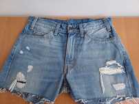 Джинсовые мини шорты LEVIS 505 ориг винтаж orange tab 29