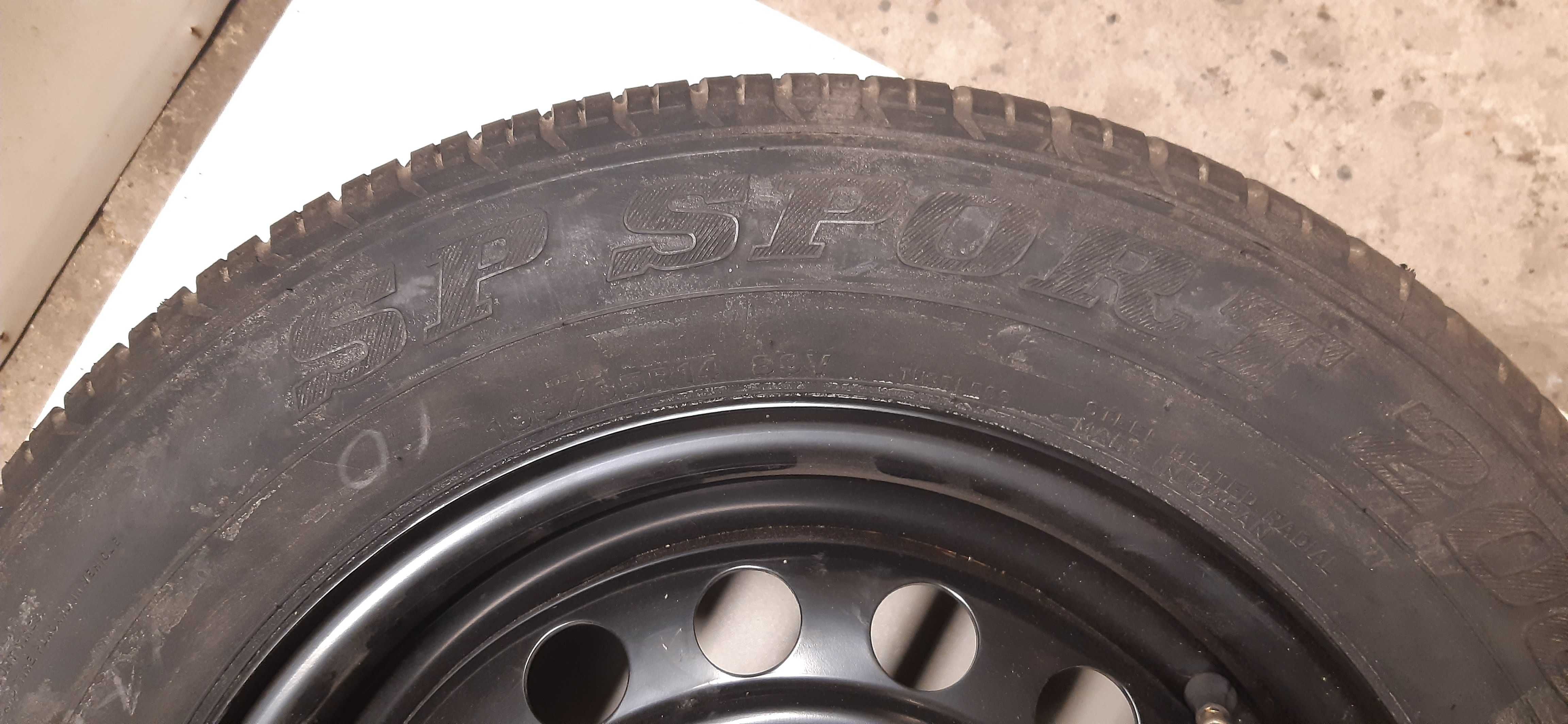 Шина DUNLOP SP SPORT 200Е R14 на диске R14 4x114,3 состояние нового