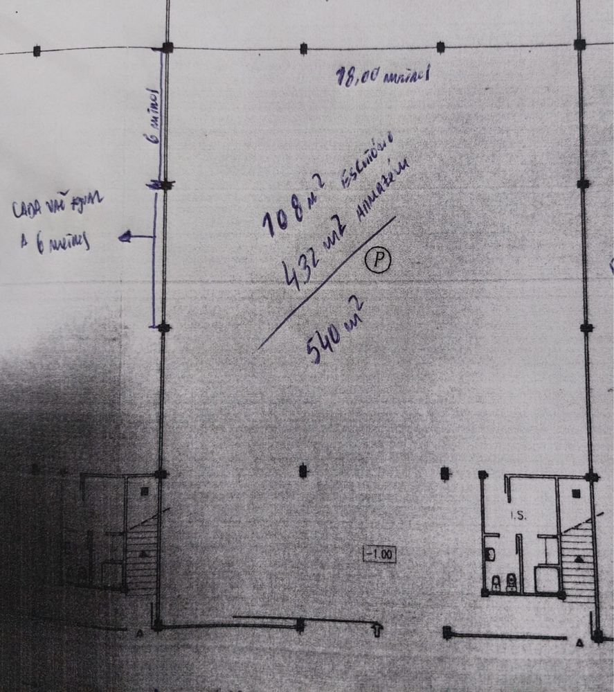 Armazém para arrendamento – 432m² – Linhó, Sintra