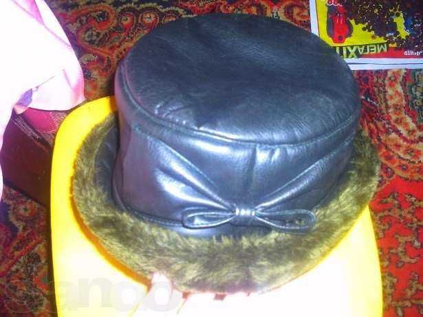 Шляпа\ шапка\ теплая Новая +шарф в Подарок!