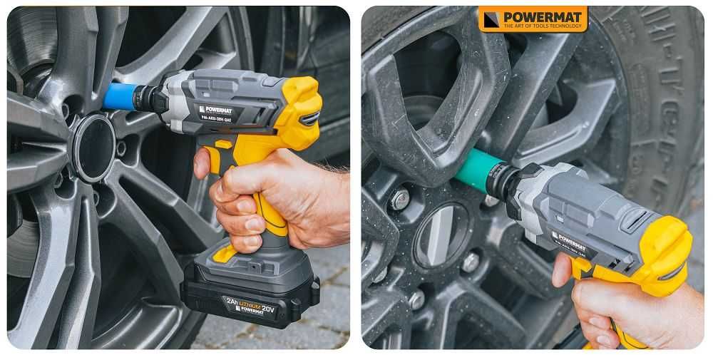 POWERMAT Zestaw Nasadek Udarowych Do Felg 17/19/21/22mm 4szt. PM1379