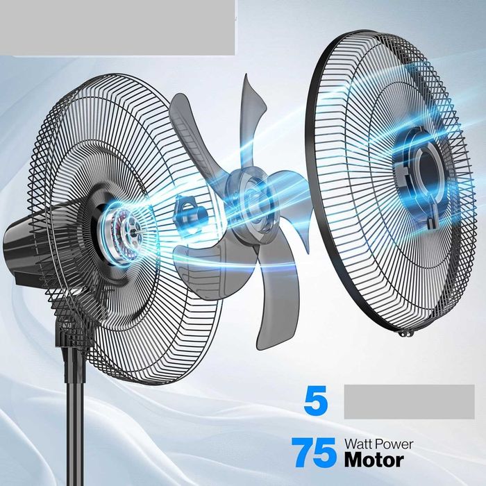 Wentylator Podłogowy KESSER Chłodzenie Wodą, Pilot