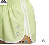 Calções de corrida adidas Capable of Greatness Mulher Pulse Limão