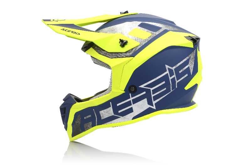 Kask ACERBIS Linear Żółty/Niebieski XXL