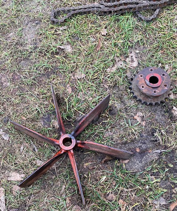 Wentylator  kłosownika, 4,6 łopaty kombajn Fahr M 1200, 750, 66 inne