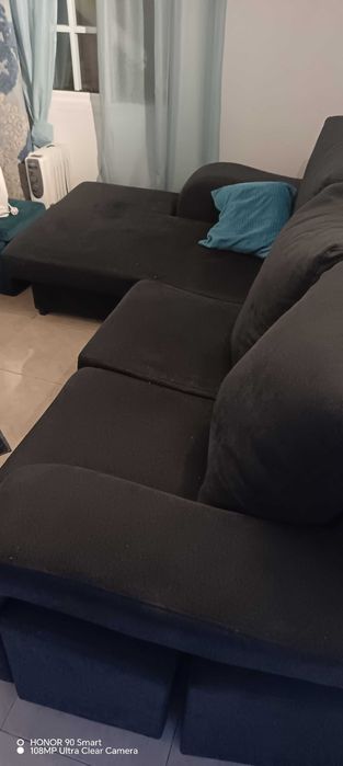 Sofá com chaise em ótimo estado