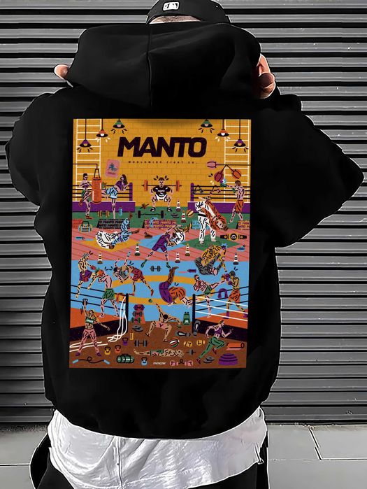 С М Л ХЛ » Худи MANTO Society » Биг Лого Принт » Кофта зипка МАНТО