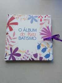 Álbum de bebê o meu batismo