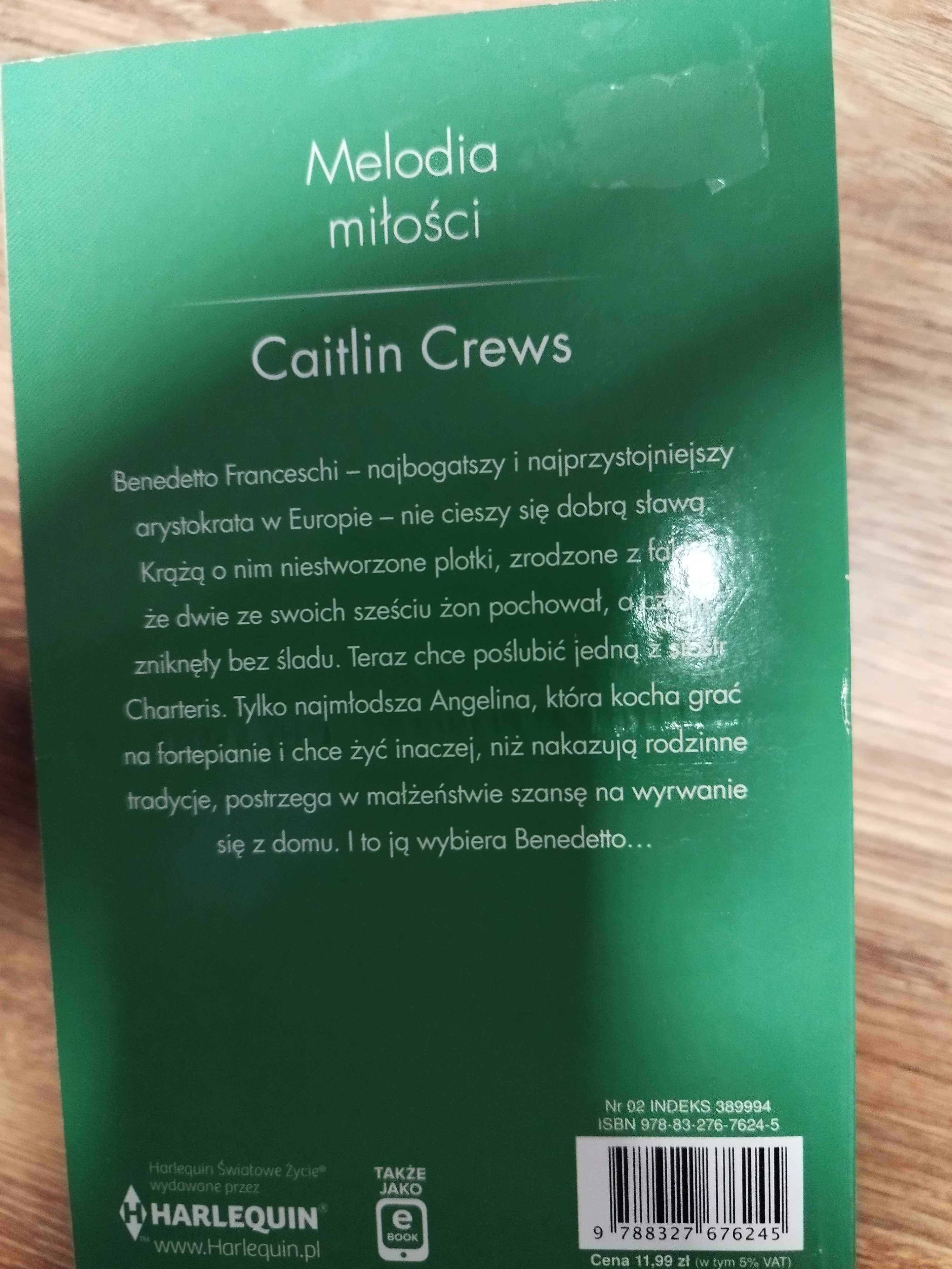 Książka melodia miłości Caitlin Crews