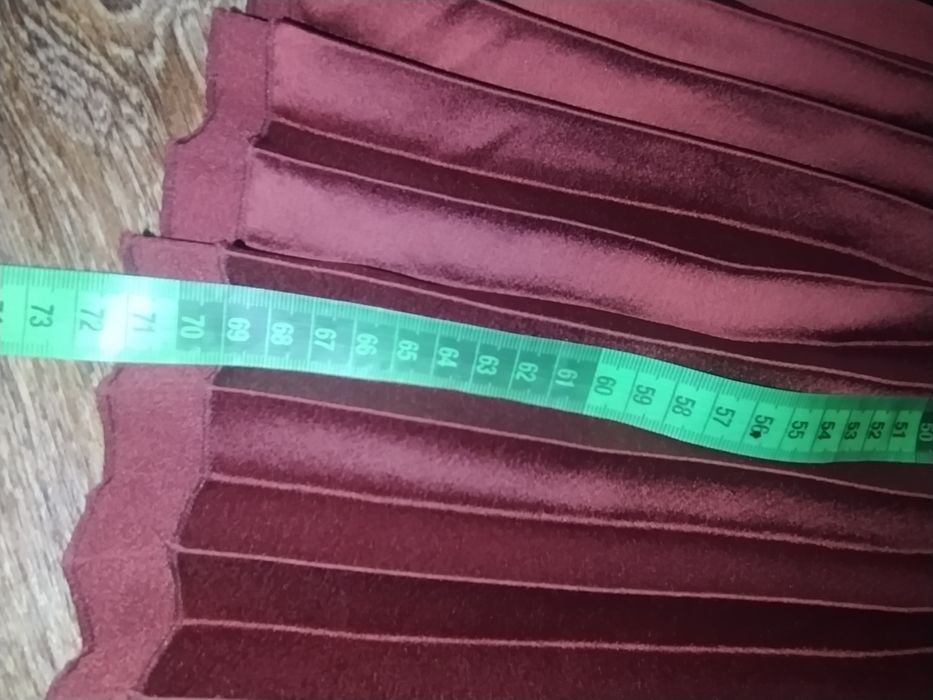 Спідниця плісерована шоколадного кольору