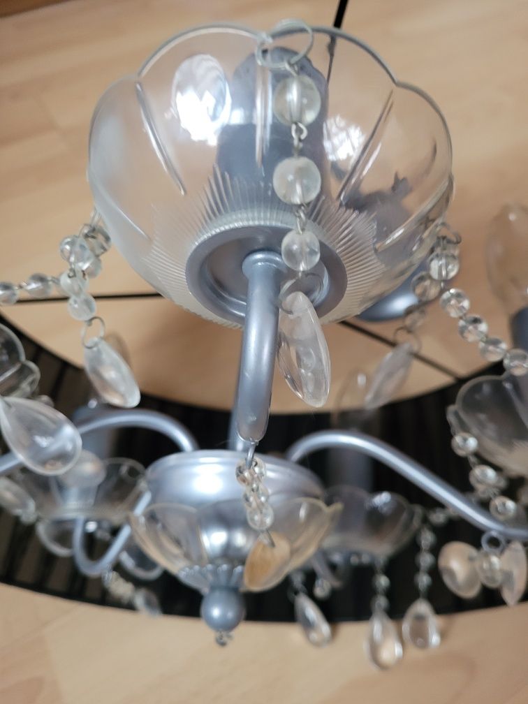 Lampa sufitowa kryształki