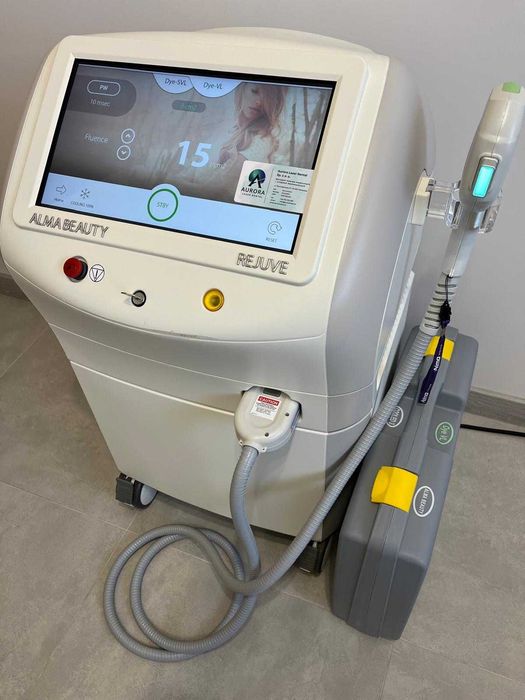 Alma Beauty Rejuve z głowicami Dye-VL i SHR już od 830 PLN za dzień