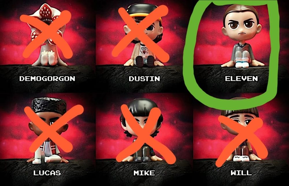 Bonecos Stranger Things McDonald's