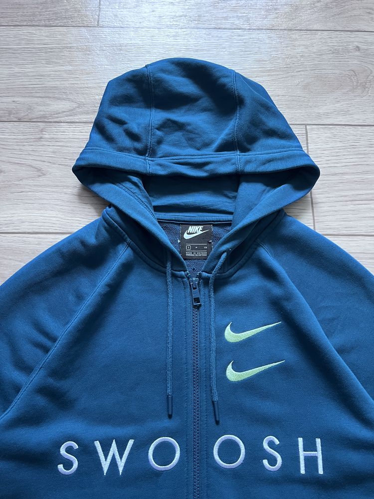 Nike Double Swoosh зіп-худі оригінал кофта на змійці з капюшоном