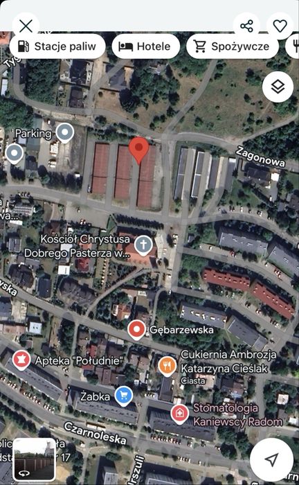 Garaż murowany Radom ul. Gębarzewska os. Południe na wynajem