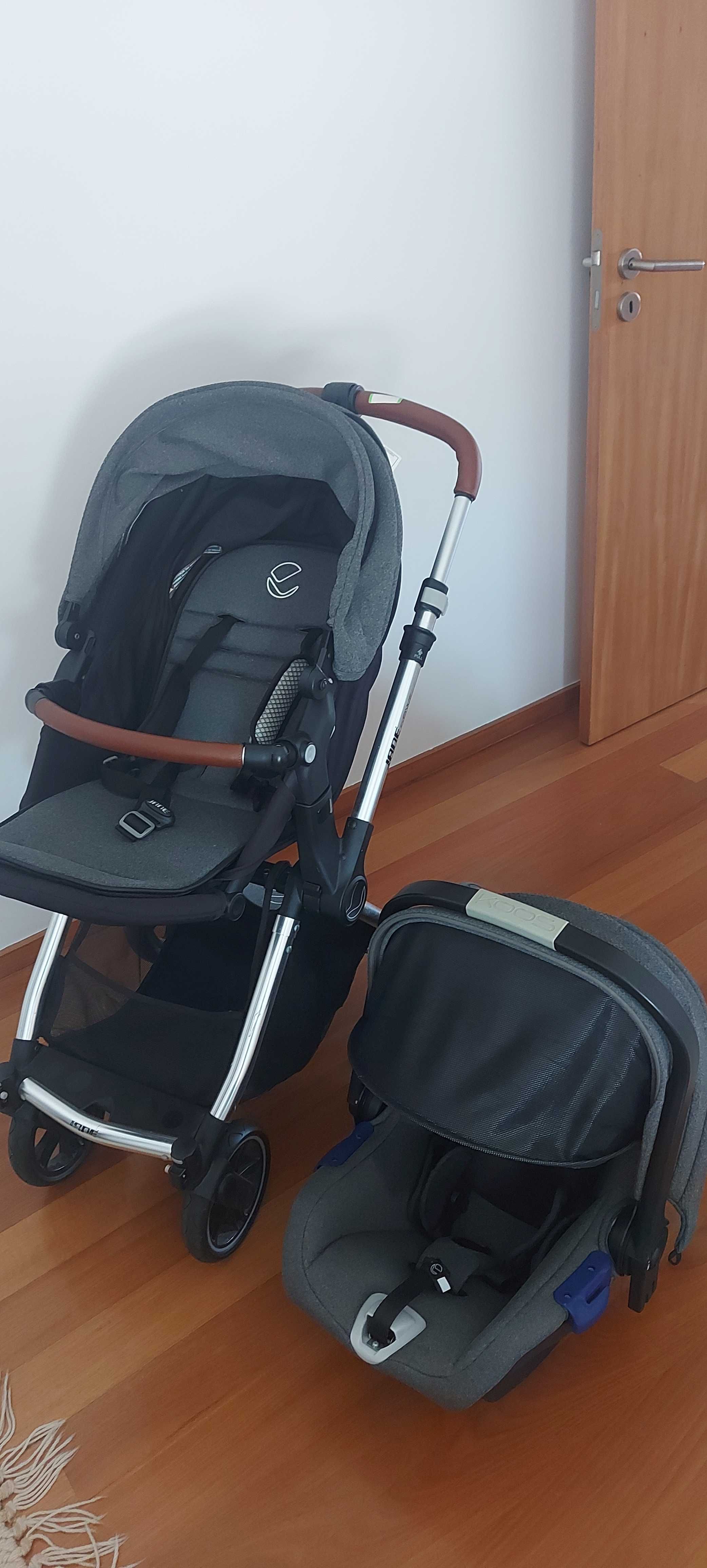 Carrinho de passeio desportivo e baby coque Jané Kawai