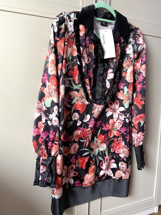 By o la la nowa kolorowa sukienka roz.S