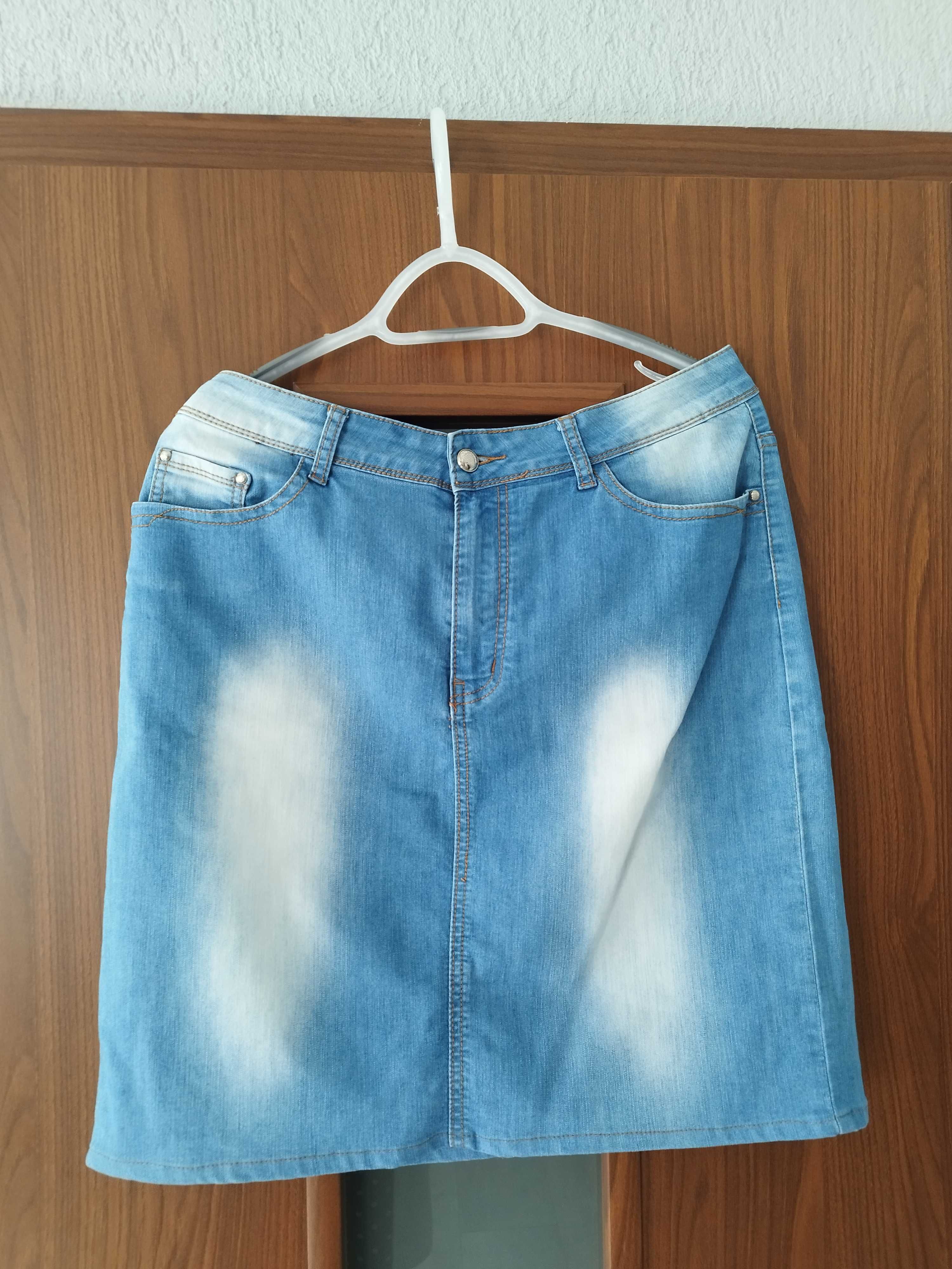 Spódnica jeansowa 48