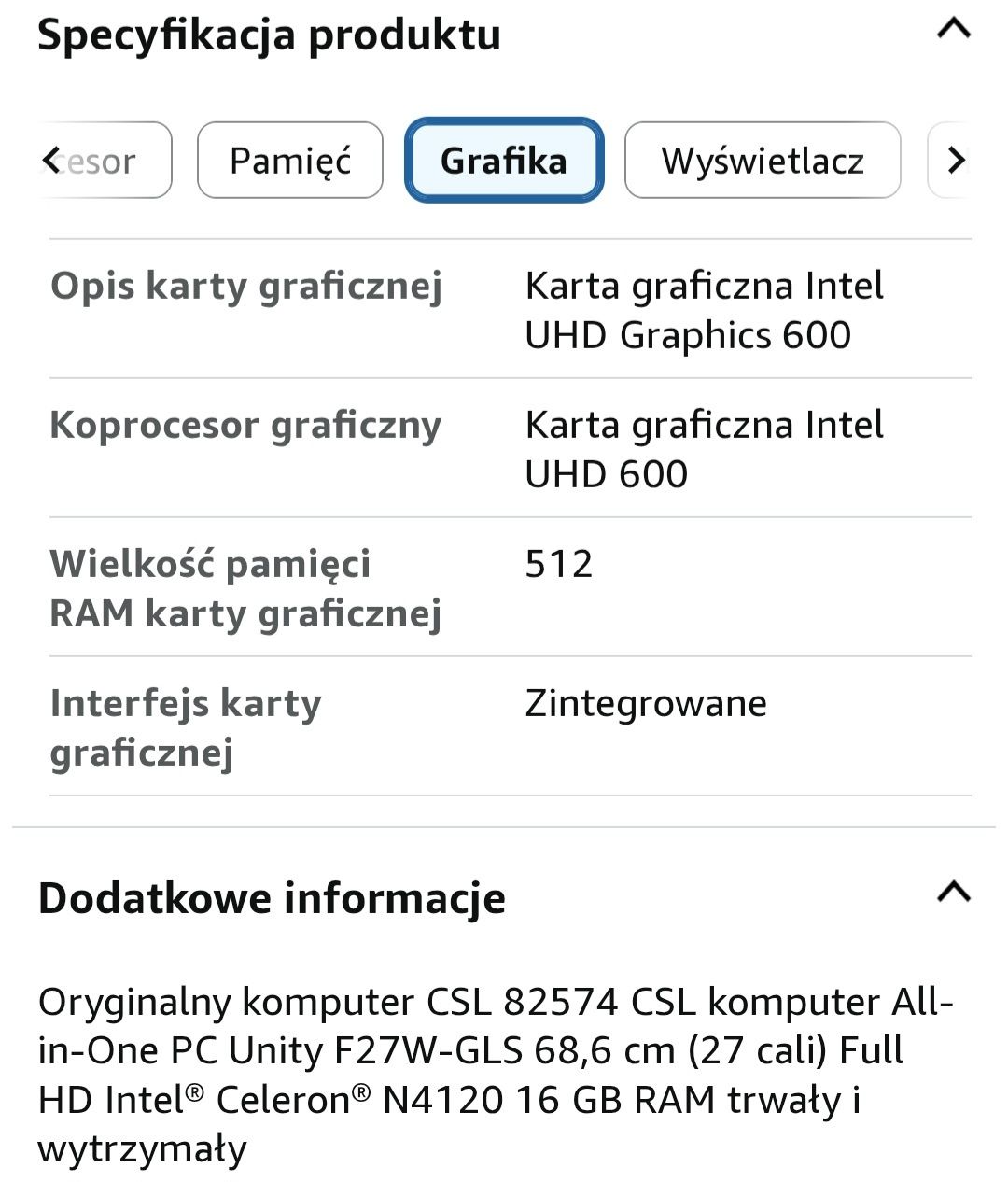 Komputer ( wszystko w jednym)