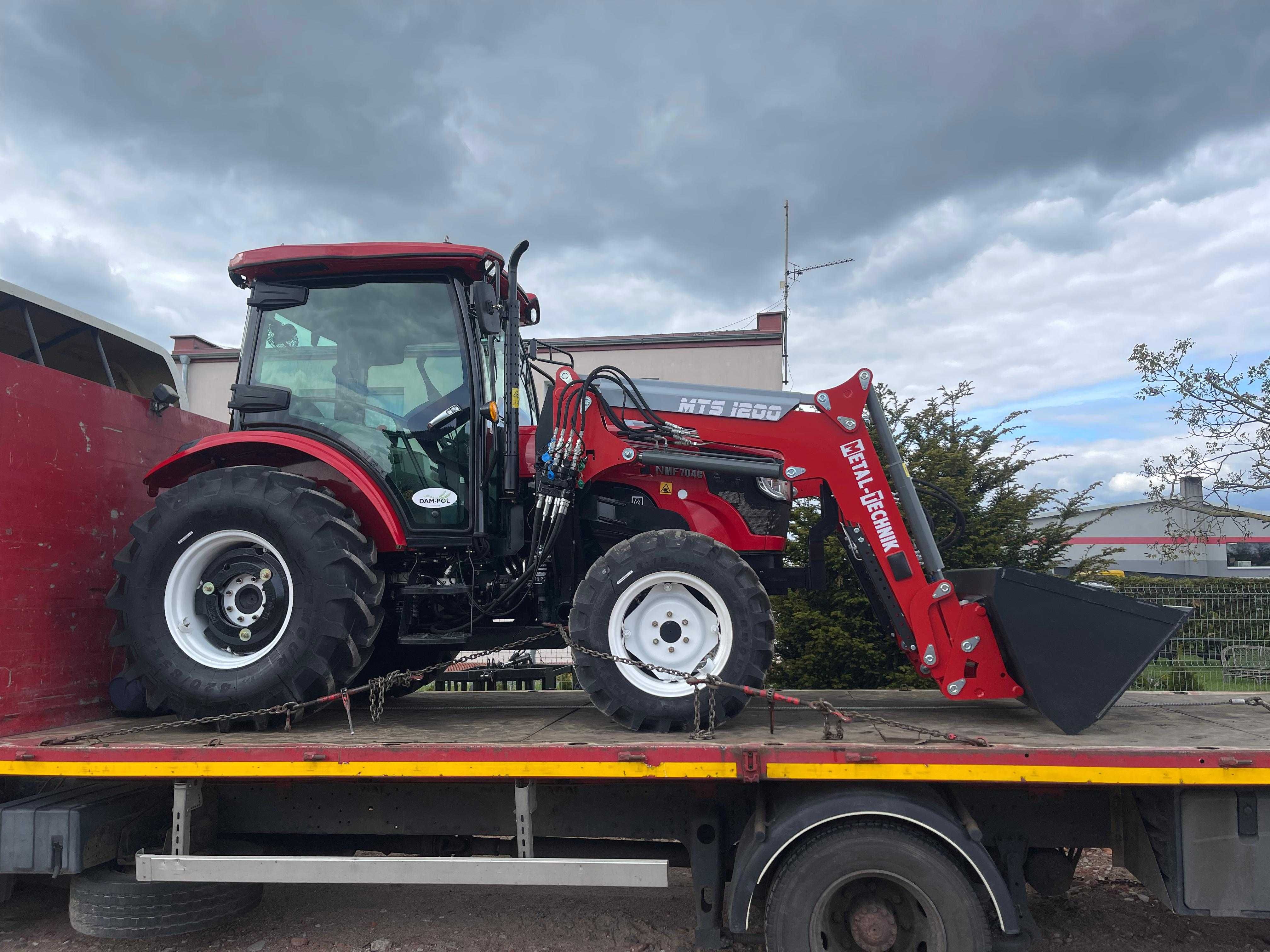 Ciągnik z ładowaczem YTO NMF 704C - Doosan - 4 cylindry - NOWY + TUR