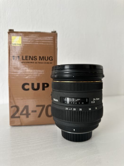 Обʼєктив Sigma 24-70mm 1:2.8 EX DG HSM для Nikon AF-s