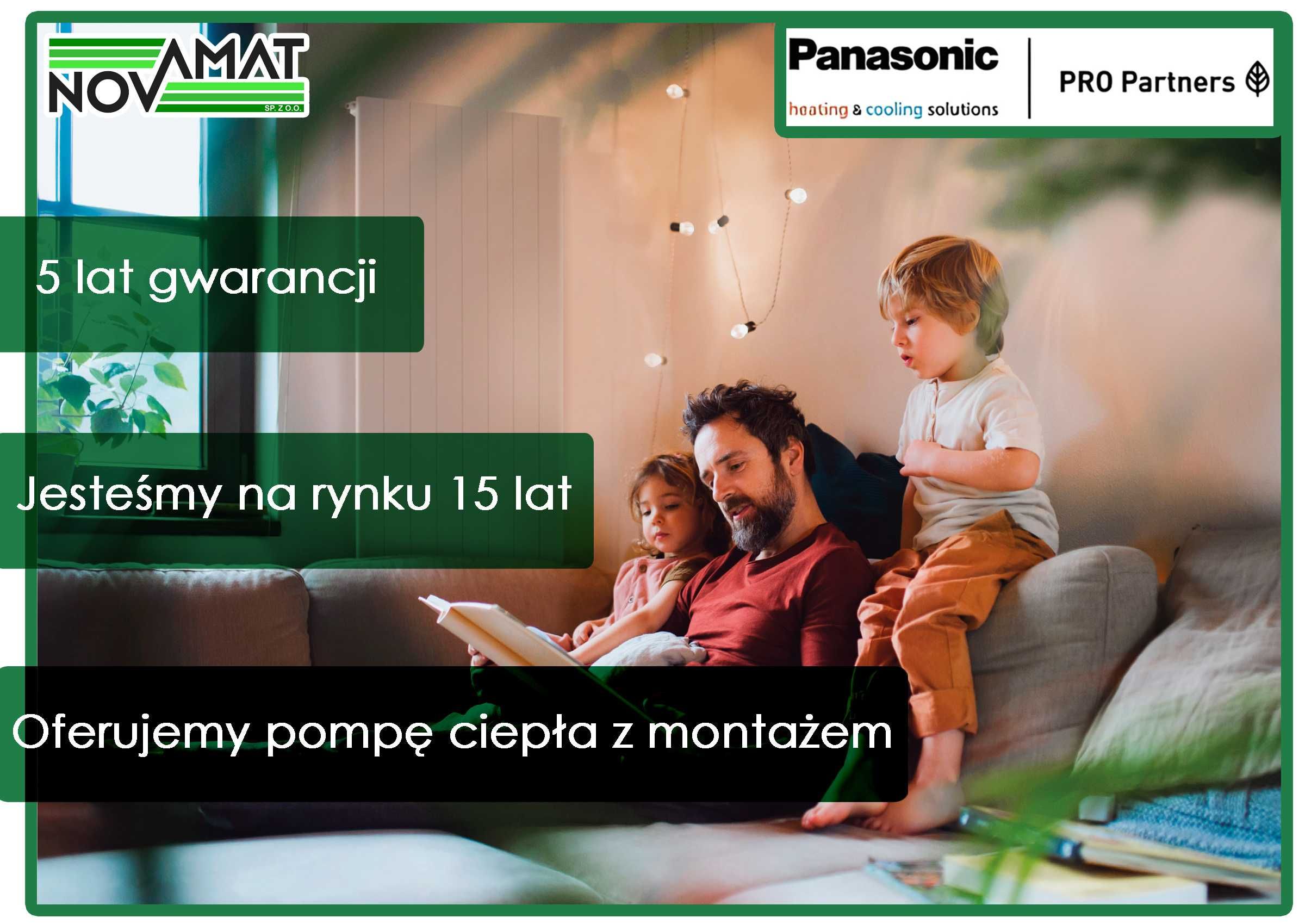 Pompa ciepła Panasonic seria K 3 KW 2-STREFOWA KIT-ADC03K3E5B [MONTAŻ]