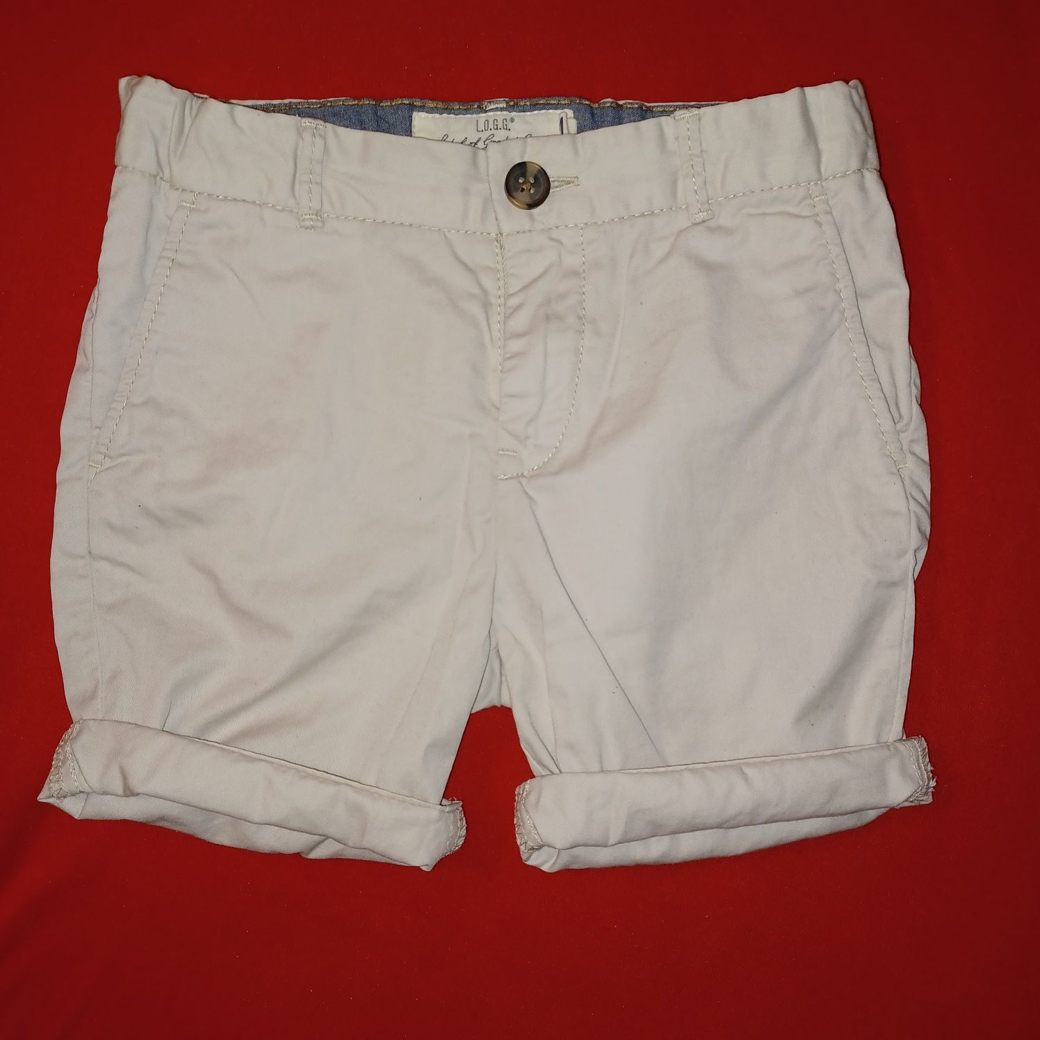 Chinosy 2 pary spodenek h&m 104