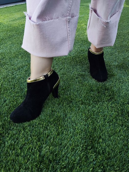 Botins Pretos Shein Tamanho 36