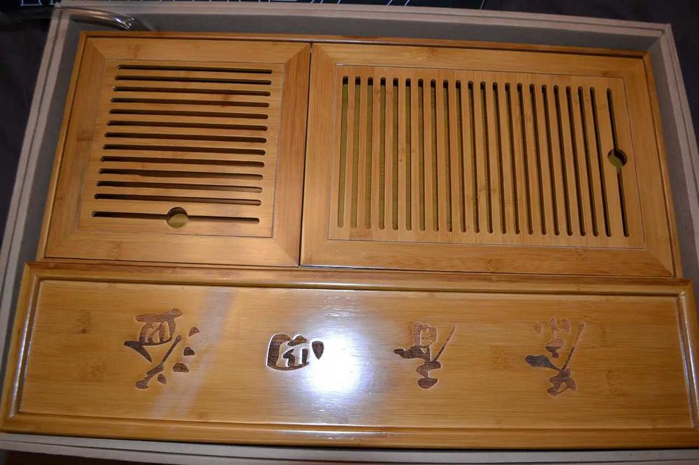 Чабань чайная доска  чайный столик ( 57*37*5 см) бамбук