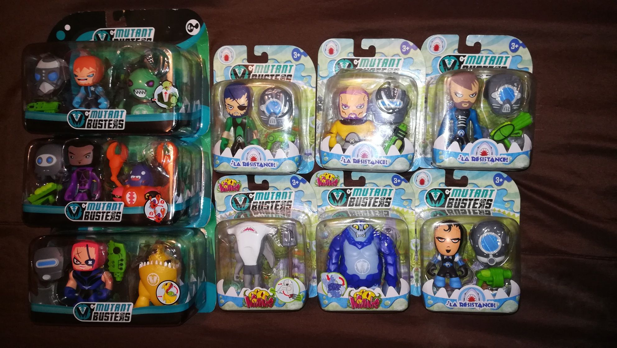 NOVAS e SELADAS - Figuras / Packs Mutant Busters