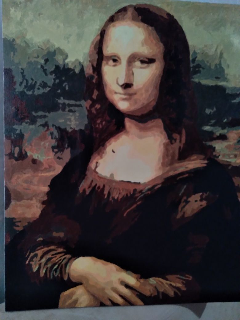 Картина маслом холст Мона Лиза -  Джаконда