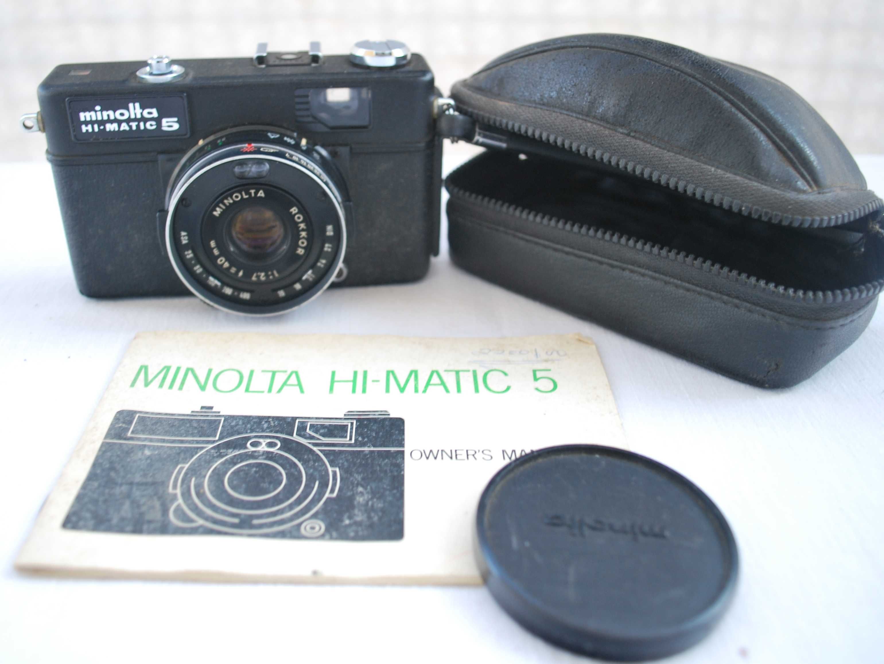 Máquinas fotográficas Minolta, Kodak e outras