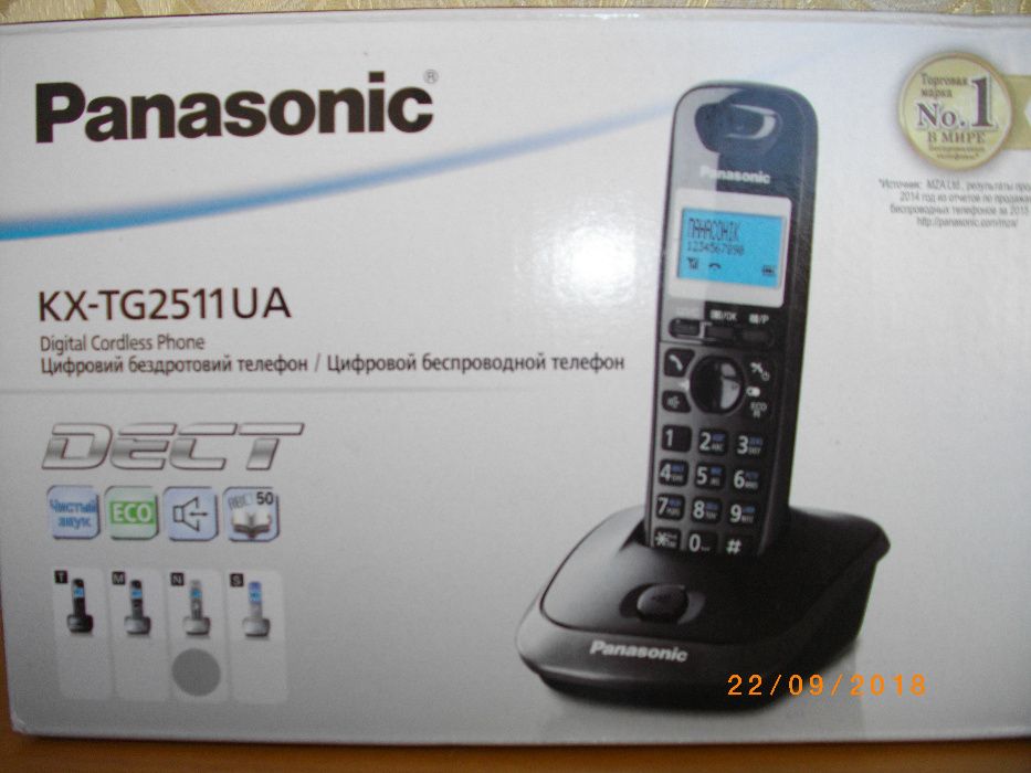 Цифровой беспроводной телефон Panasonic